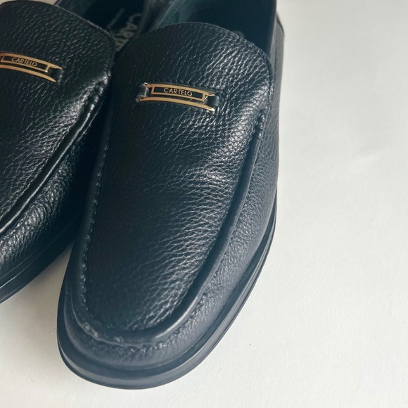 Men’s Cartelo Black Genuine Leather Rubber Outsole Loafers size 255mm, US 10 main image 13